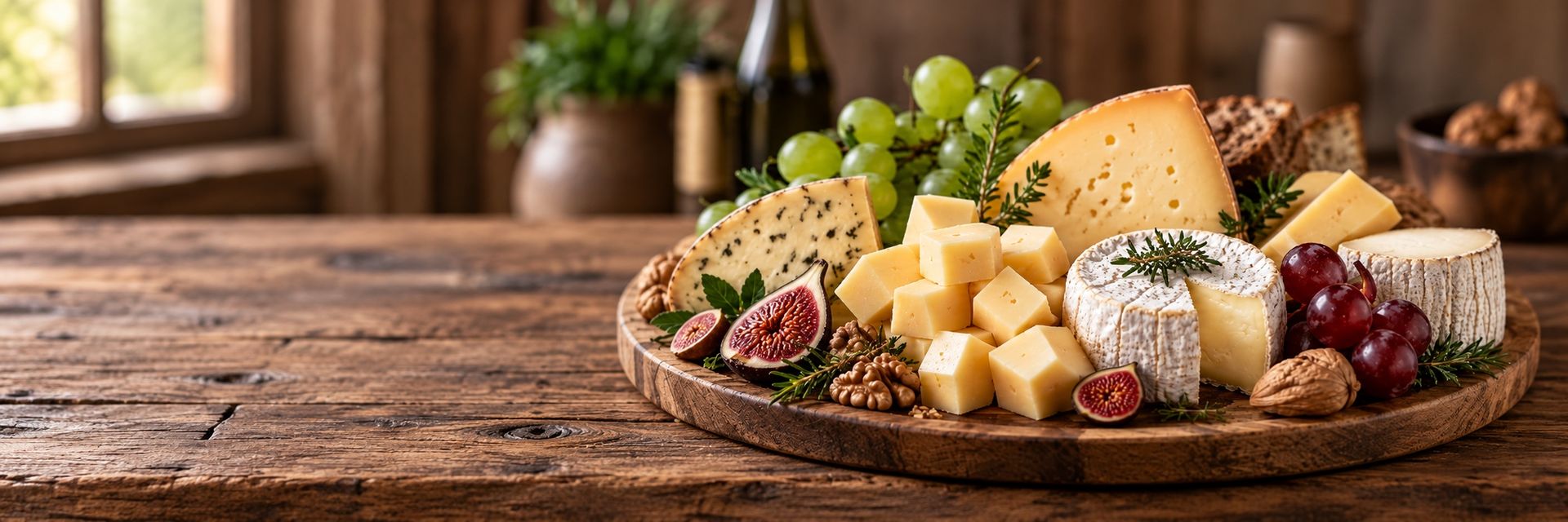 Plateau de fromages fermiers à partager